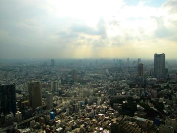 Aerial view of cityscape