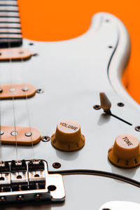 Close-up of guitar