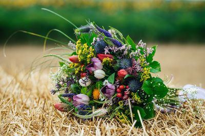 Bride wedding flower bouquet