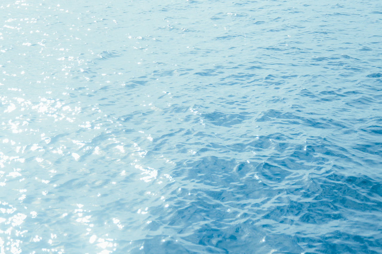 FULL FRAME SHOT OF SWIMMING POOL IN SEA