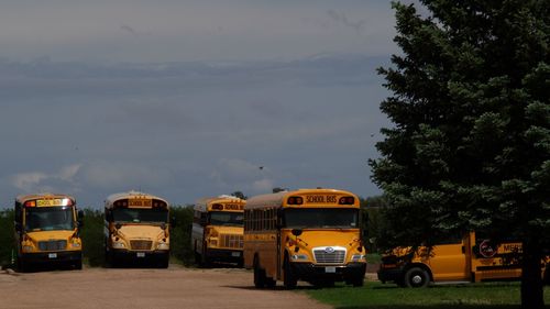 Cars on road against sky