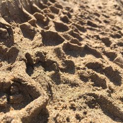 Full frame shot of sand