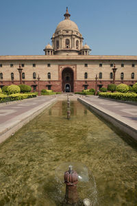 Historic building against clear sky