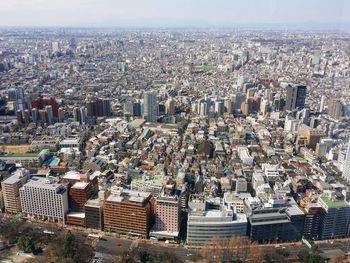 Aerial view of cityscape