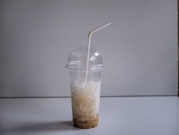 Close-up of drink on table
