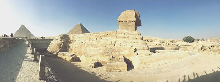 Old ruins against sky