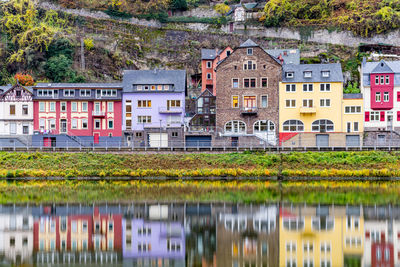 Cochem old town on the moselle river, germany