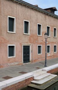 Low angle view of residential building
