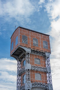 One of the two revitalized towers of the former hard coal mine in swietochlowice. 
