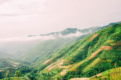 Scenic view of landscape against sky