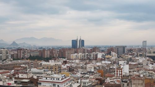 Cityscape against sky