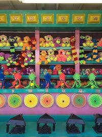 Colorful objects for sale