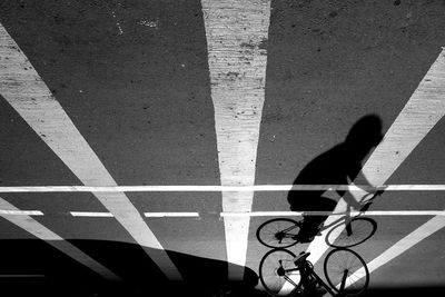 Biker shadow