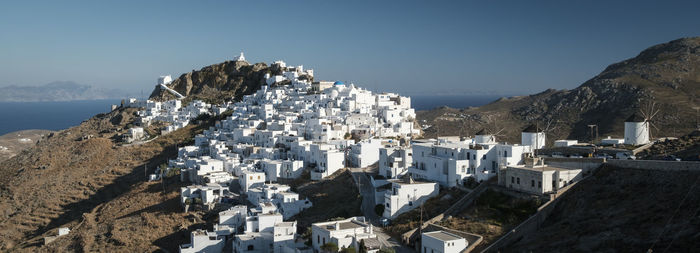 The capital of serifos at sunset