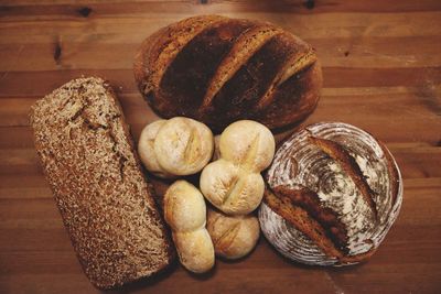 Close-up of wheat on table