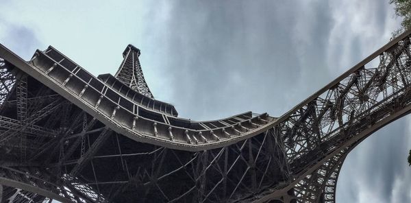 Low angle view of trees against sky