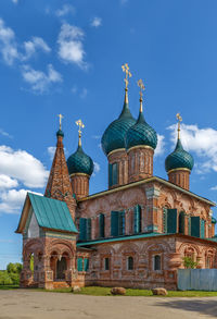 Low angle view of building against sky