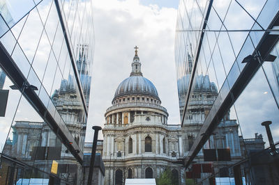 Low angle view of st. paul's cathedral