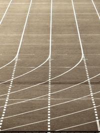 Full frame shot of soccer field