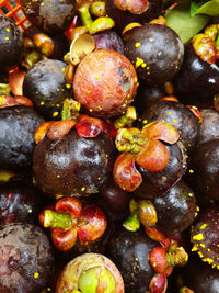 Full frame shot of fruits in market