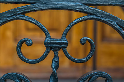 Close-up of metal chain