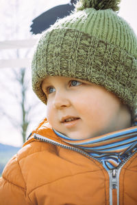 Portrait of smiling little boy 