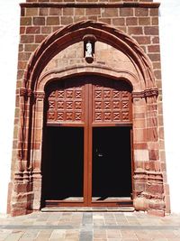 Facade of old building
