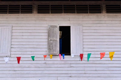 Full frame shot of old building