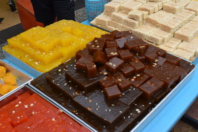 Close-up of chocolate cake