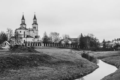 Built structure with trees in background