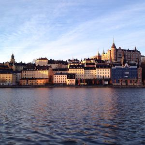 River with buildings in background