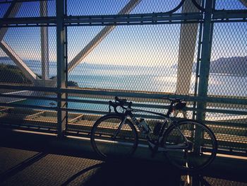 View of chainlink fence