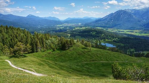 Scenic view of landscape against sky