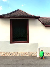 Exterior of house against sky