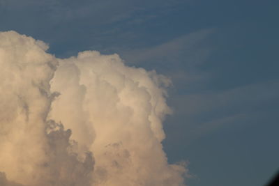 Low angle view of clouds in sky