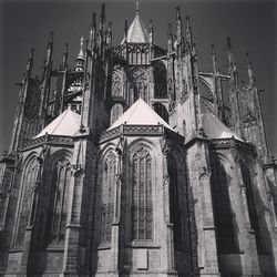 Low angle view of church against sky