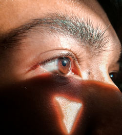 Close-up portrait of young man