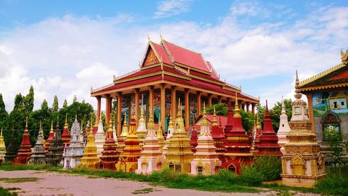 Temple against sky