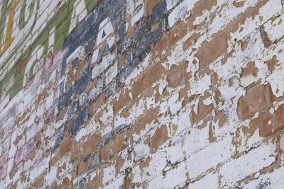 Close-up of stone wall