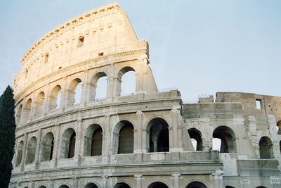 Low angle view of historical building against sky