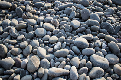 Full frame shot of pebbles