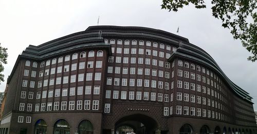 Low angle view of building against sky