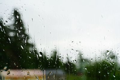 Raindrops on glass window
