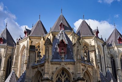 Low angle view of cathedral against sky