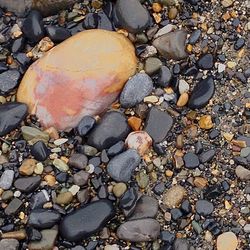 Pebbles on rocks