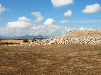 A megalithic archaeological site located in sardinia between sassari and porto torres. 