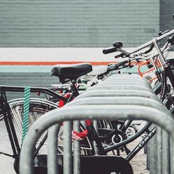 Car parked on sidewalk