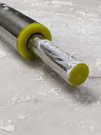 Close-up of cigarette on table