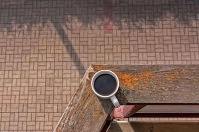 Close-up of coffee cup