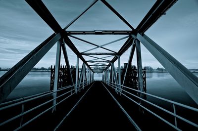 Footbridge over river